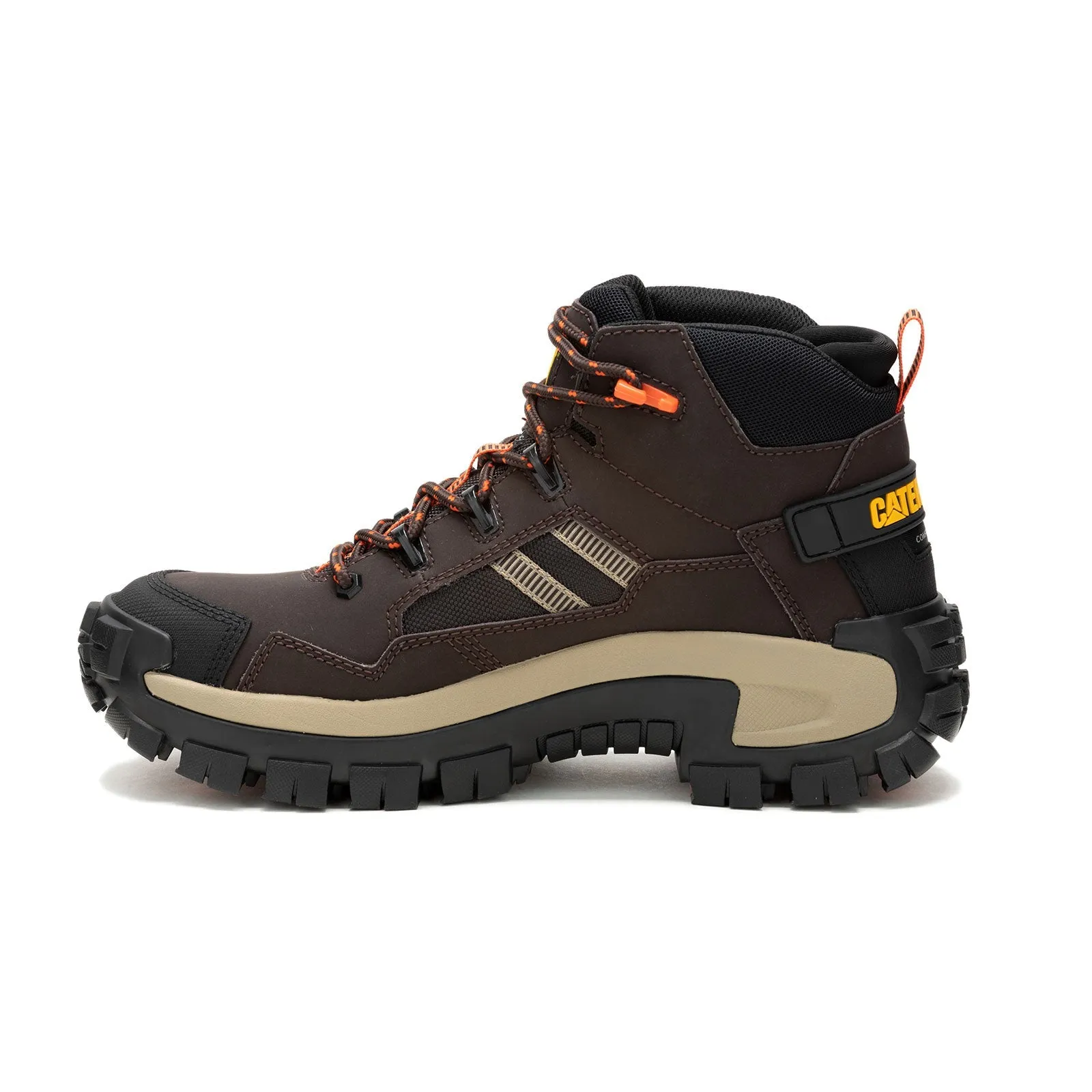 Invader Mid Vent Men's Composite-Toe Work Boots Coffee Bean