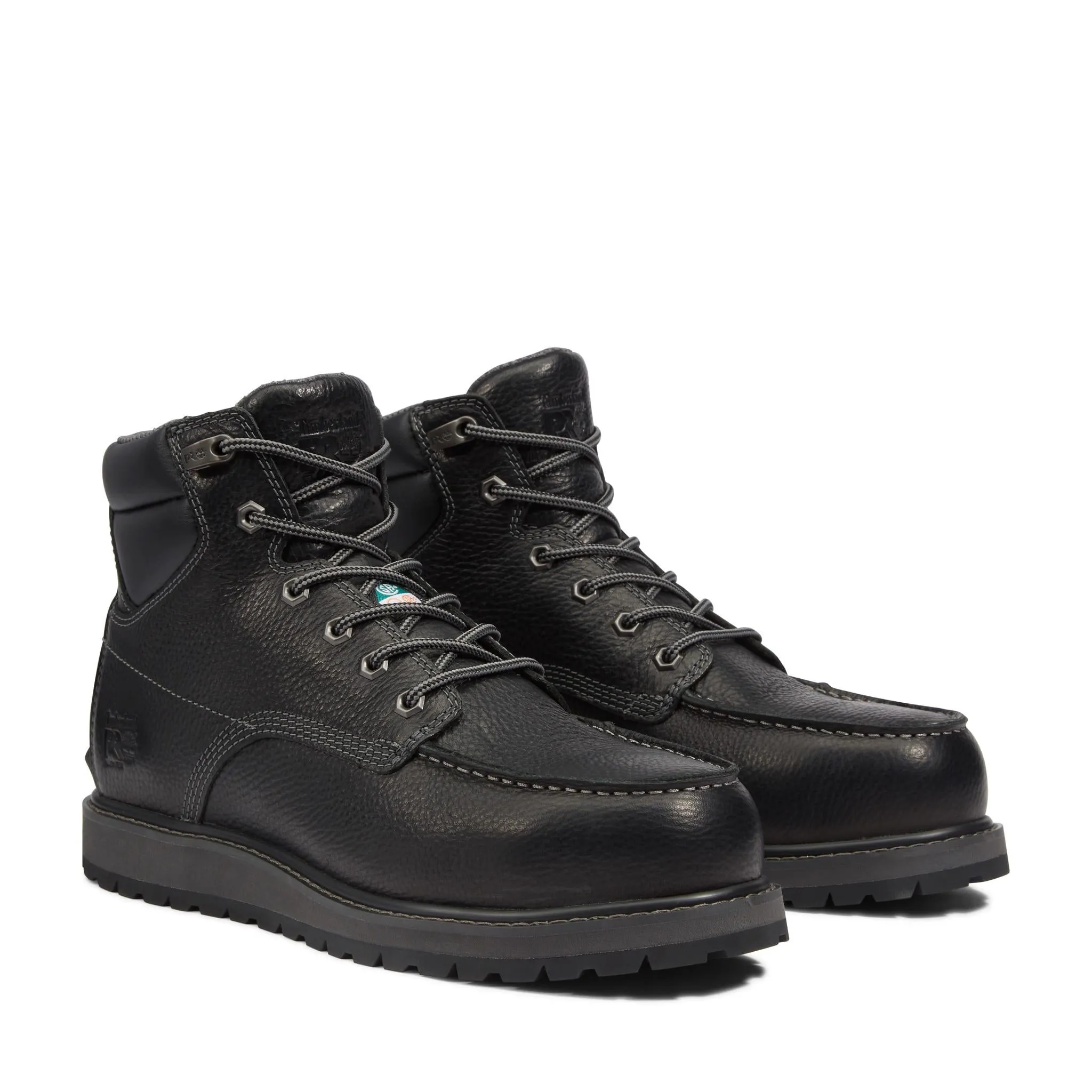 Irvine 6 Inch Alloy-Toe PR Wedge Work Boot Black