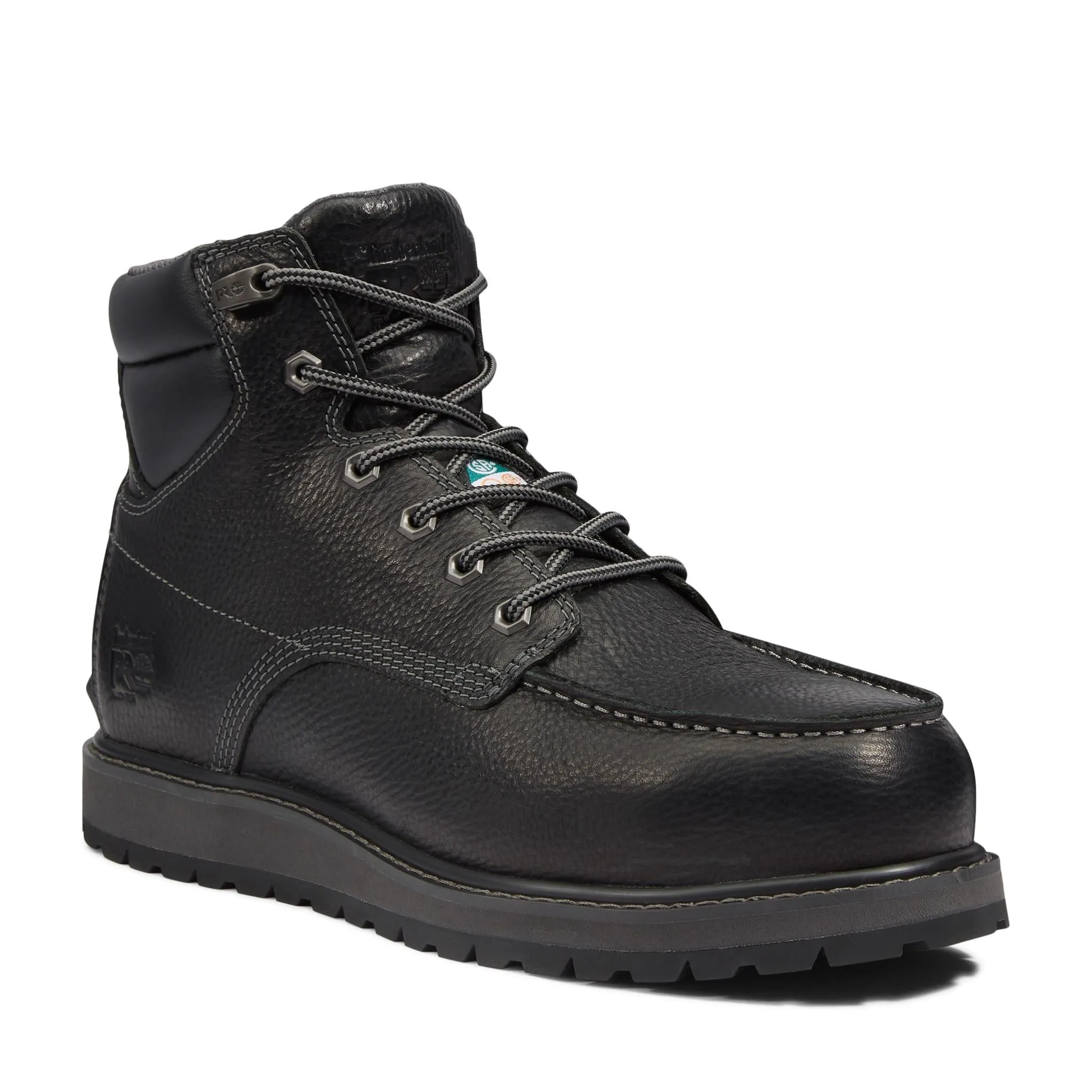 Irvine 6 Inch Alloy-Toe PR Wedge Work Boot Black