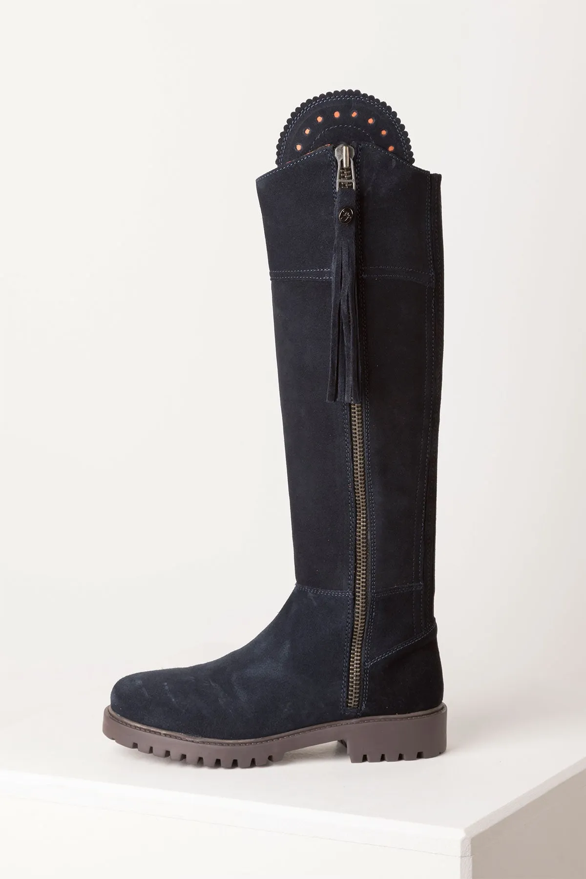 Ladies Haworth Tall Suede Country Boot