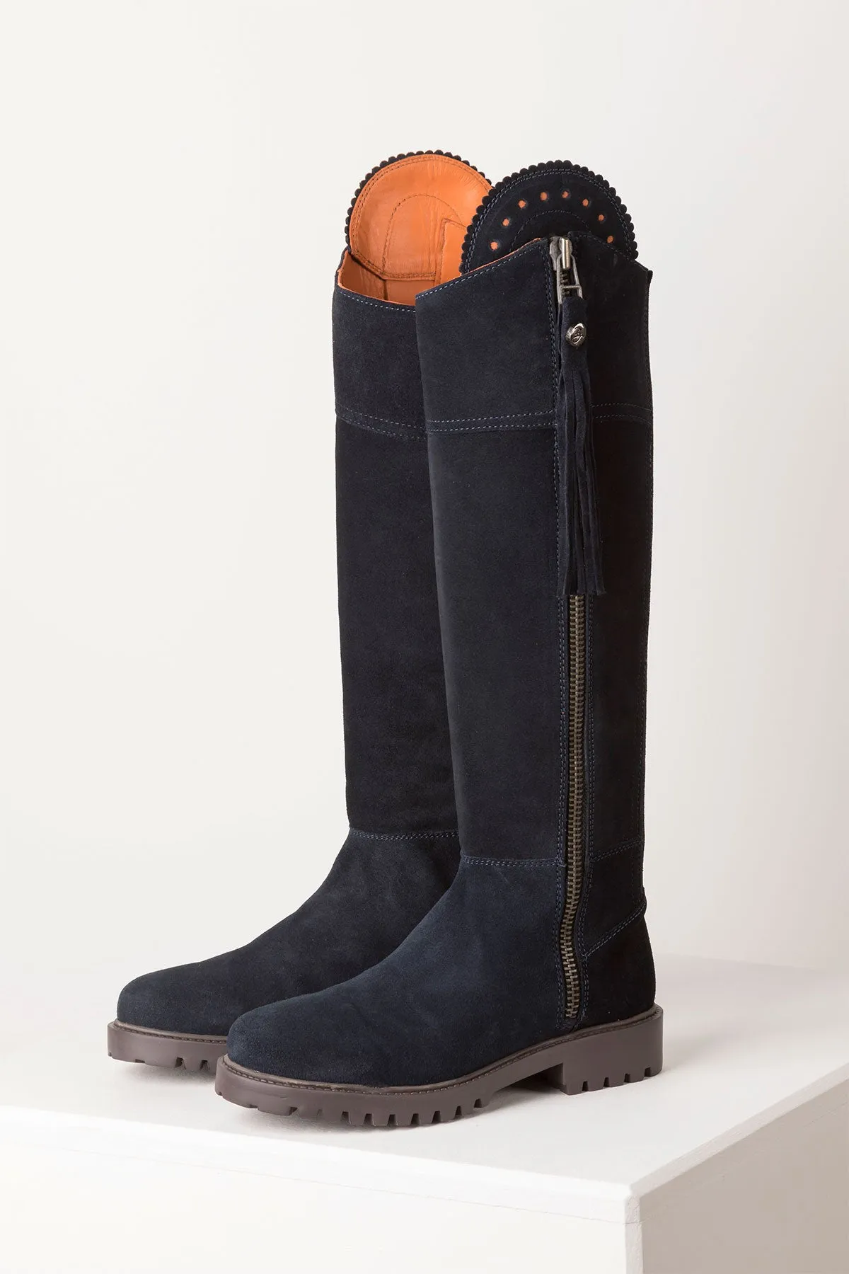 Ladies Haworth Tall Suede Country Boot