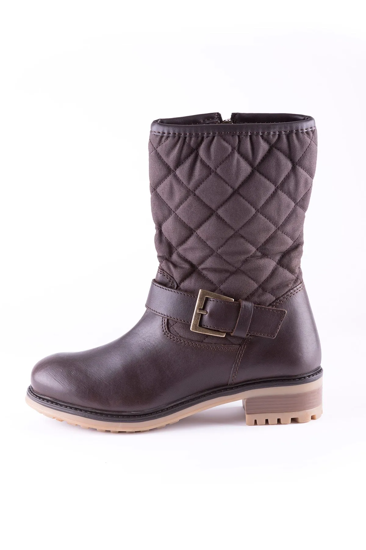 Ladies Hutton Quilted Short Boots