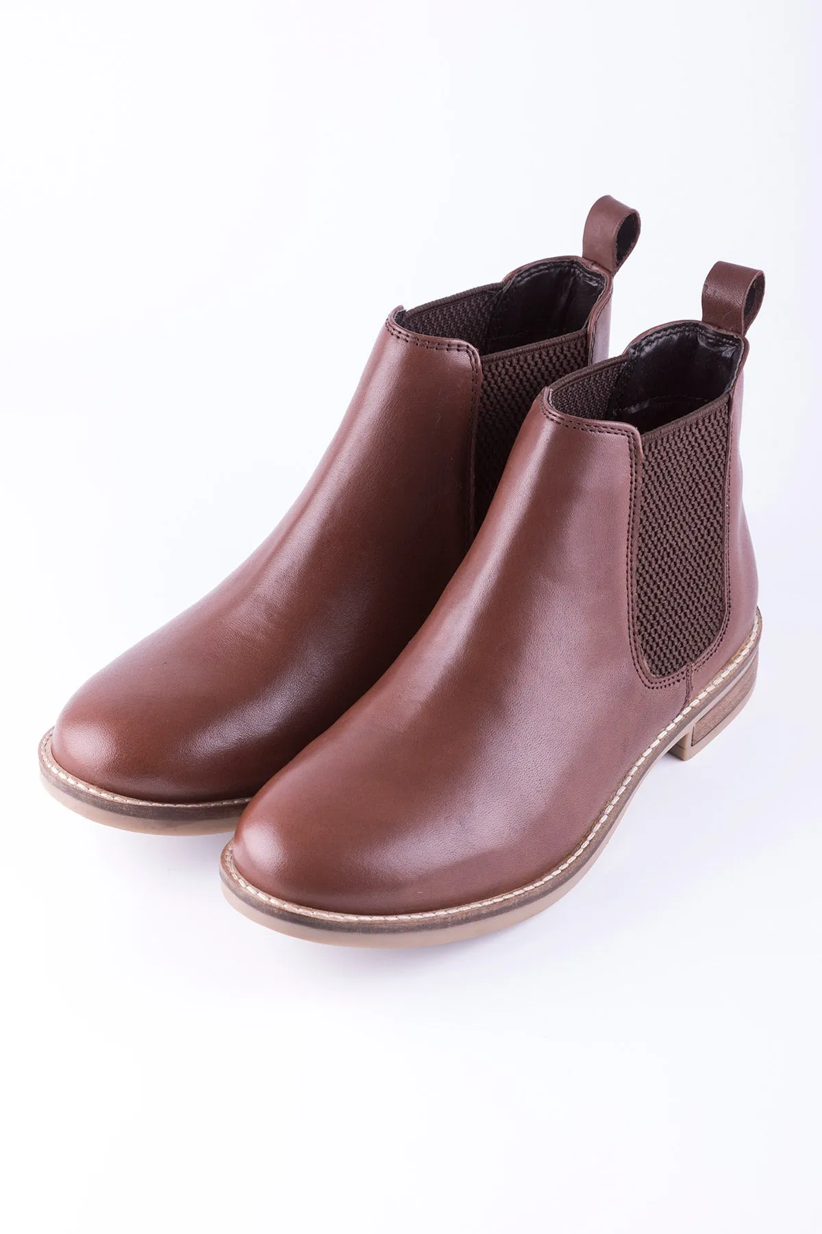 Ladies Leather Chelsea Boots - Kirby