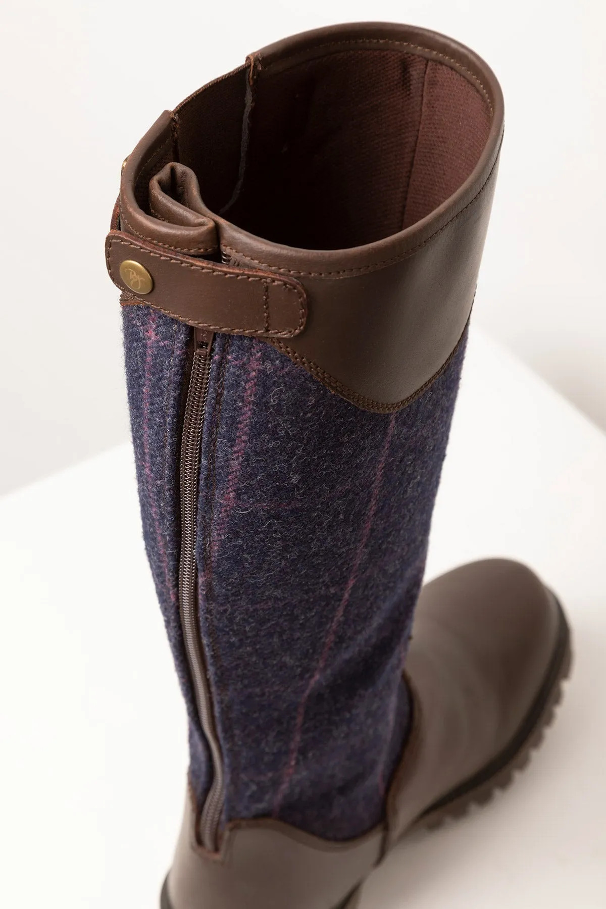 Ladies Long Tweed Boots - Middleham