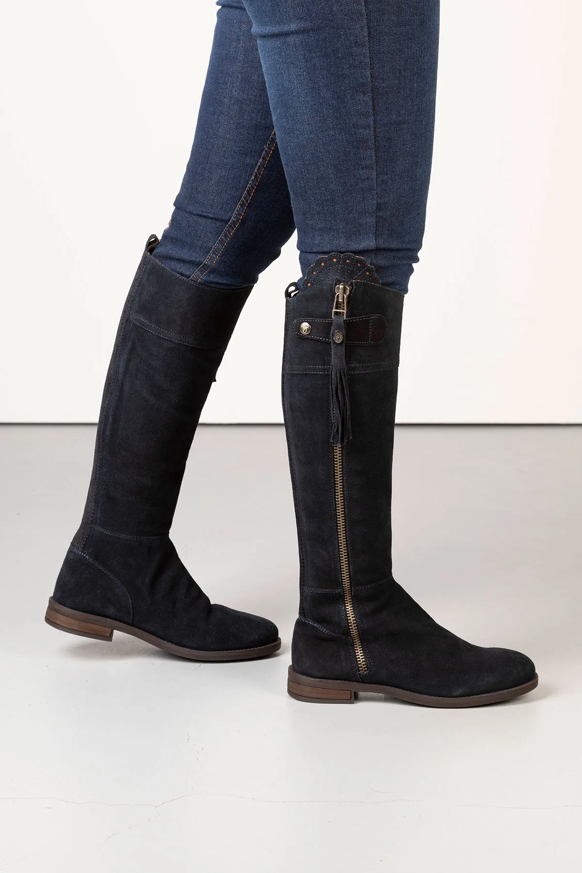 Ladies Tall Suede Boots - Allerton