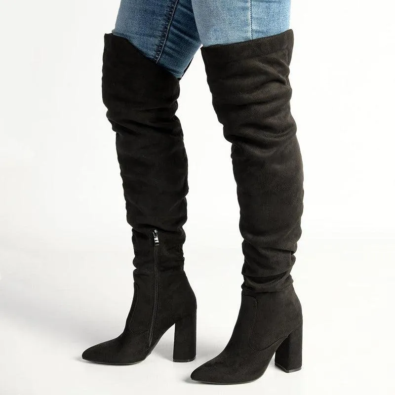 Madison Portia Long Boots - Black