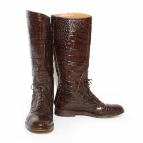 Men's 2012 Croc Lace-Up Riding Boots