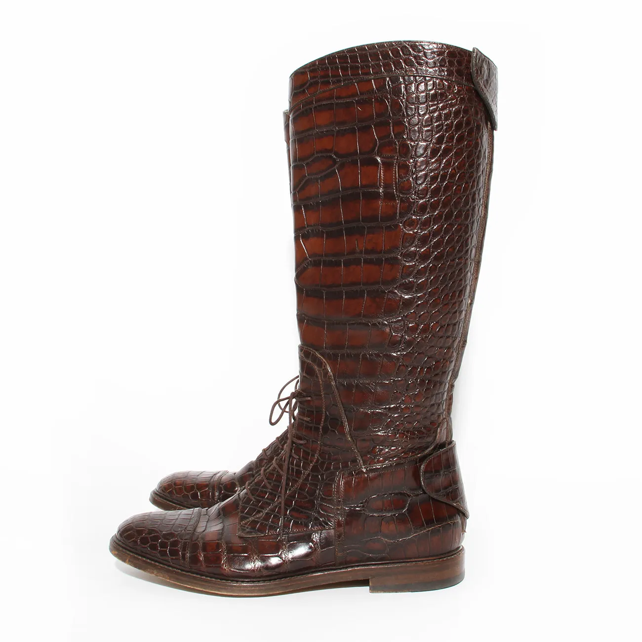 Men's 2012 Croc Lace-Up Riding Boots