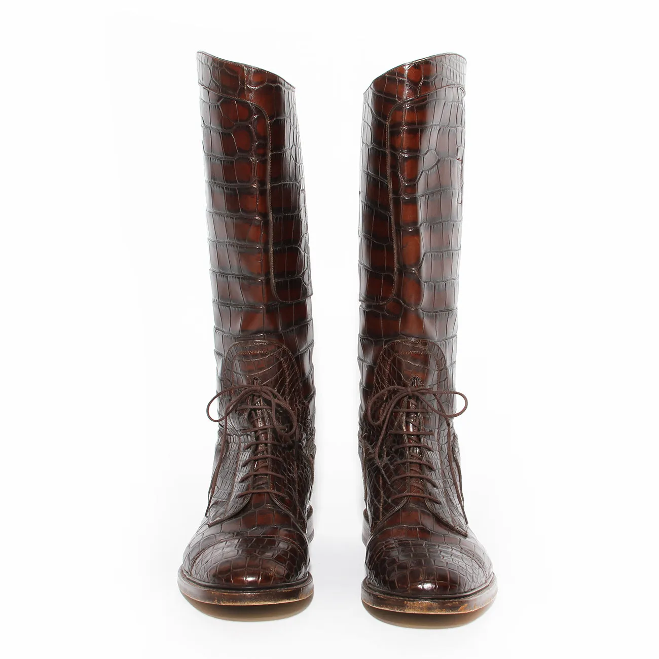 Men's 2012 Croc Lace-Up Riding Boots