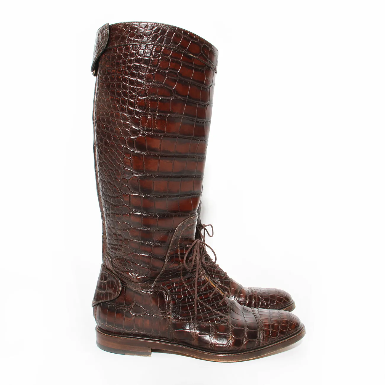 Men's 2012 Croc Lace-Up Riding Boots