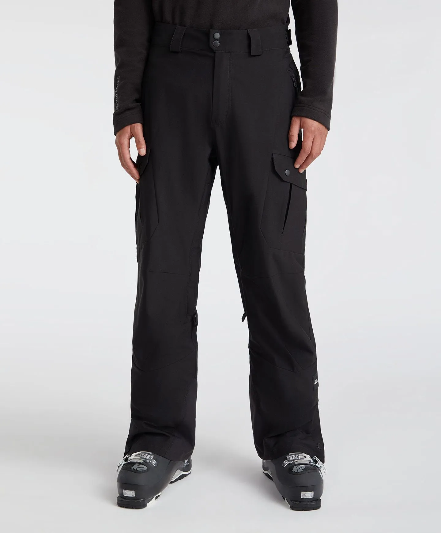 Men's Cargo Snow Pants - Black Out