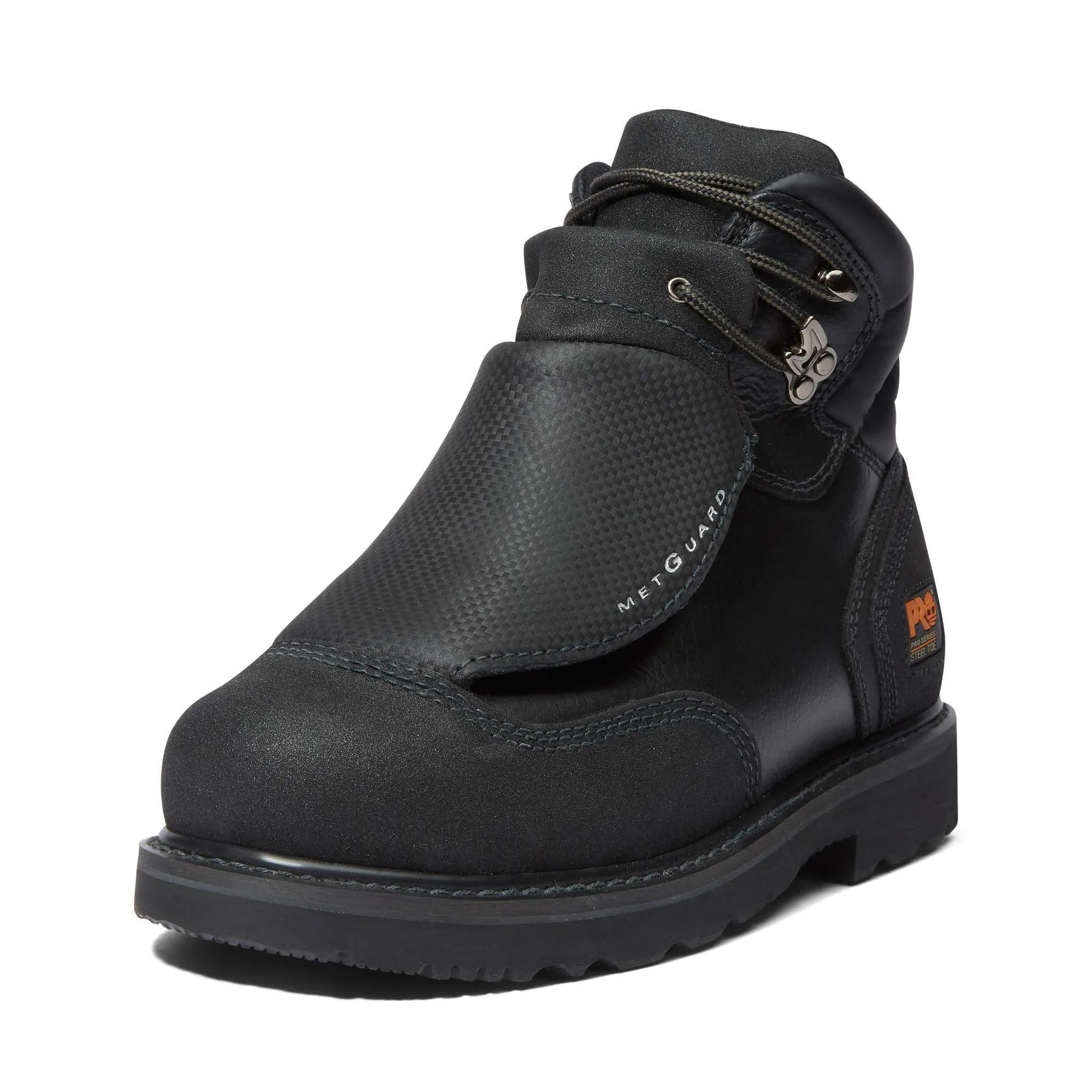 Met Guard 6 Inch Steel-Toe Work Boot Black