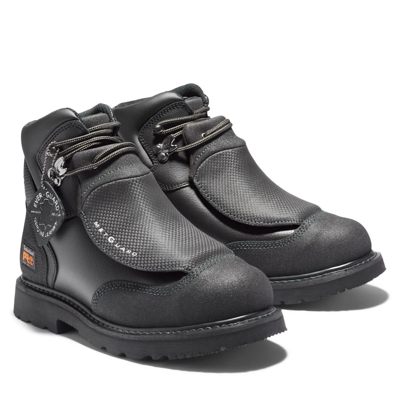 Met Guard 6 Inch Steel-Toe Work Boot Black