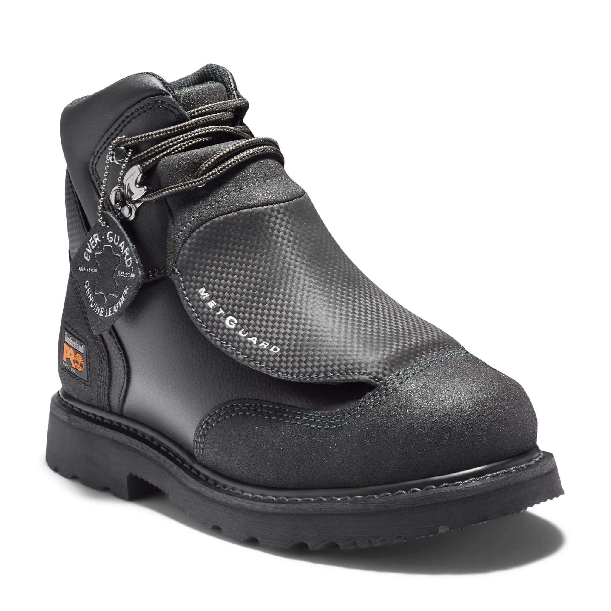 Met Guard 6 Inch Steel-Toe Work Boot Black