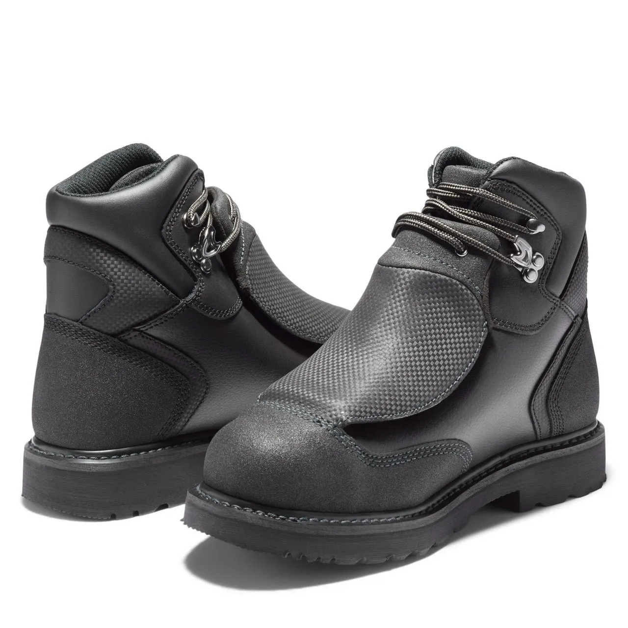 Met Guard 6 Inch Steel-Toe Work Boot Black