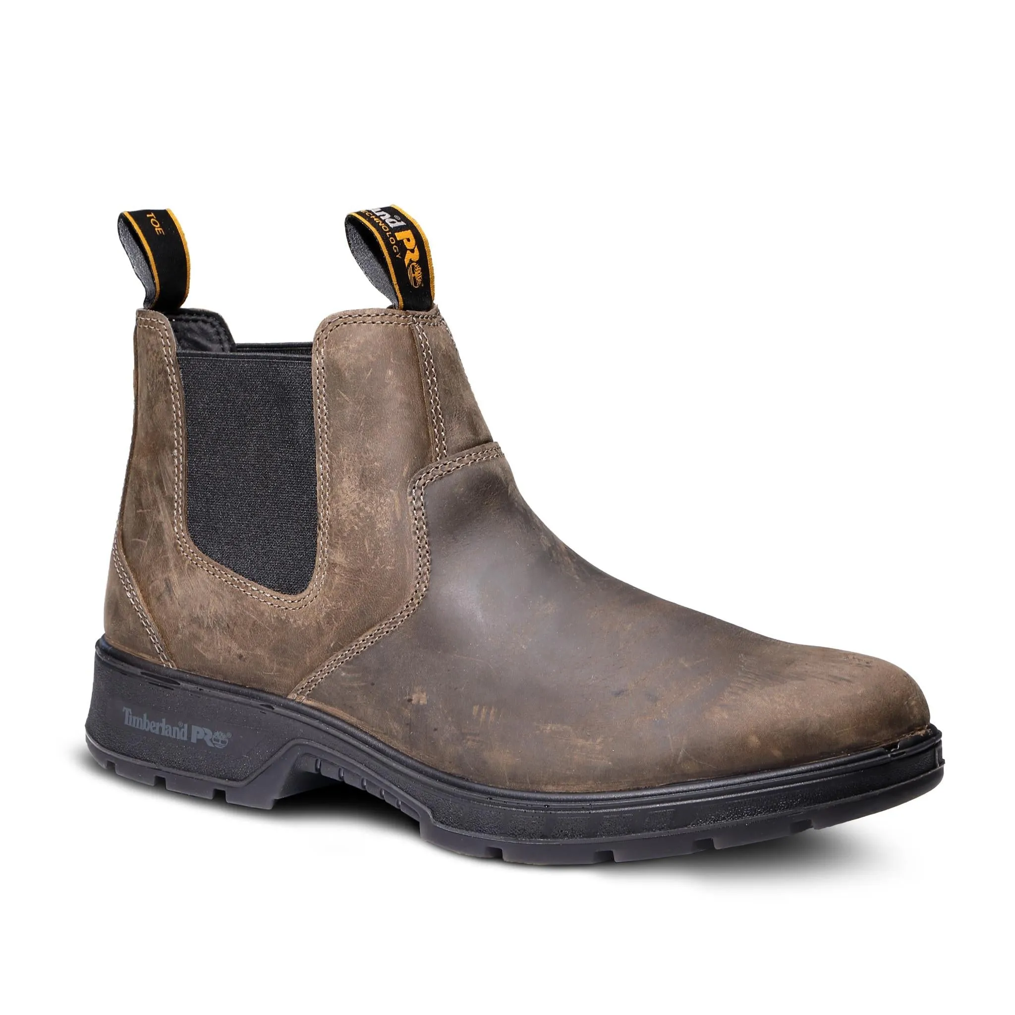 Nashoba Composite-Toe Chelsea Work Boot Brown