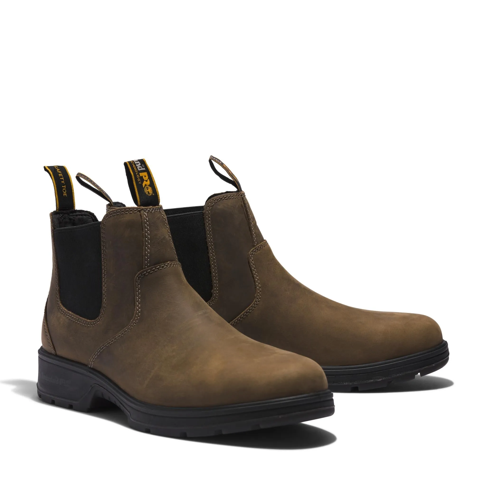 Nashoba Composite-Toe Chelsea Work Boot Brown