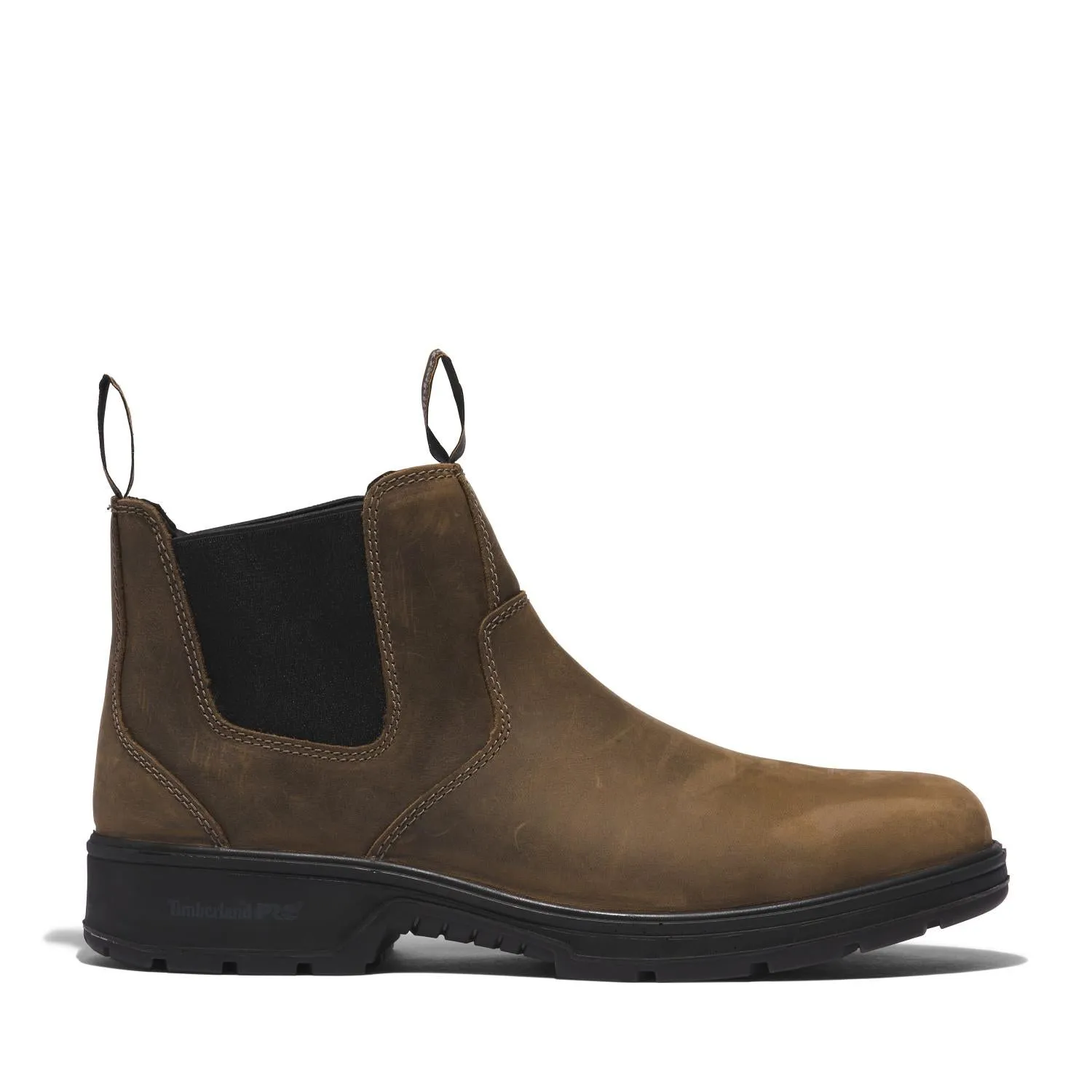 Nashoba Composite-Toe Chelsea Work Boot Brown