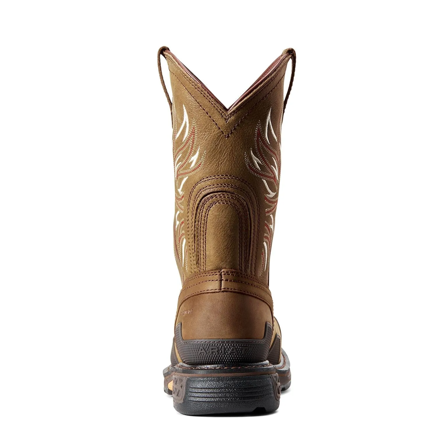 OverDrive Wide Square Toe Composite Toe Work Boot Alamo Brown