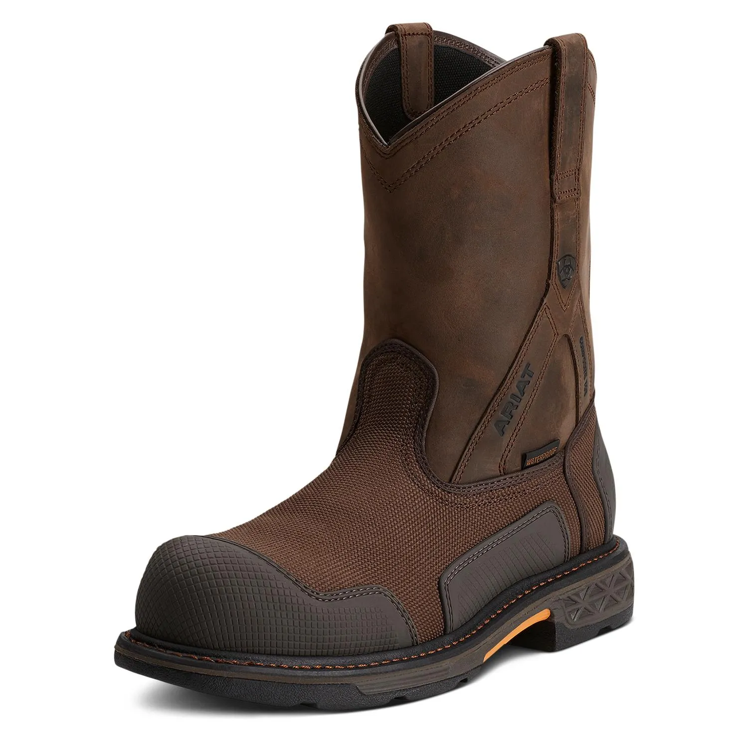 OverDrive XTR Waterproof Composite Toe Work Boot Brown Cordura