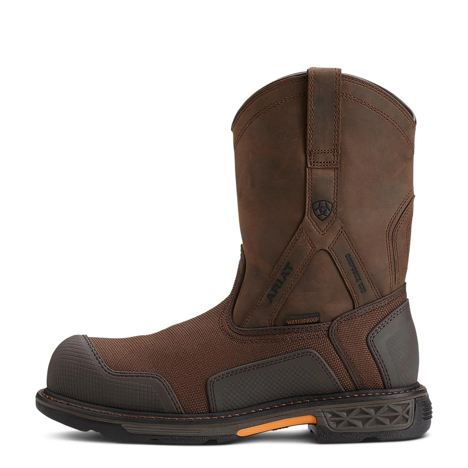 OverDrive XTR Waterproof Composite Toe Work Boot Brown Cordura