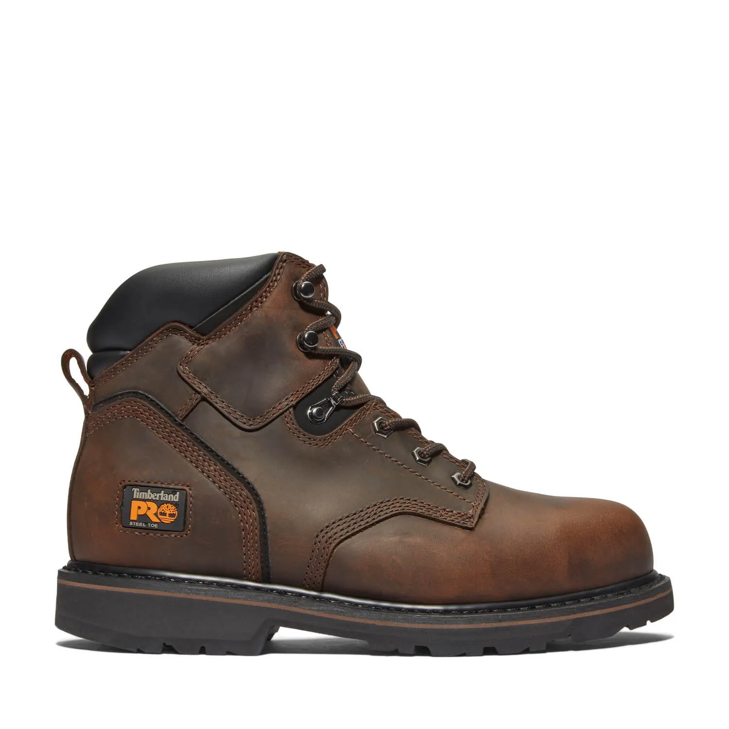 Pit Boss 6 Inch Steel-Toe Work Boot Brown