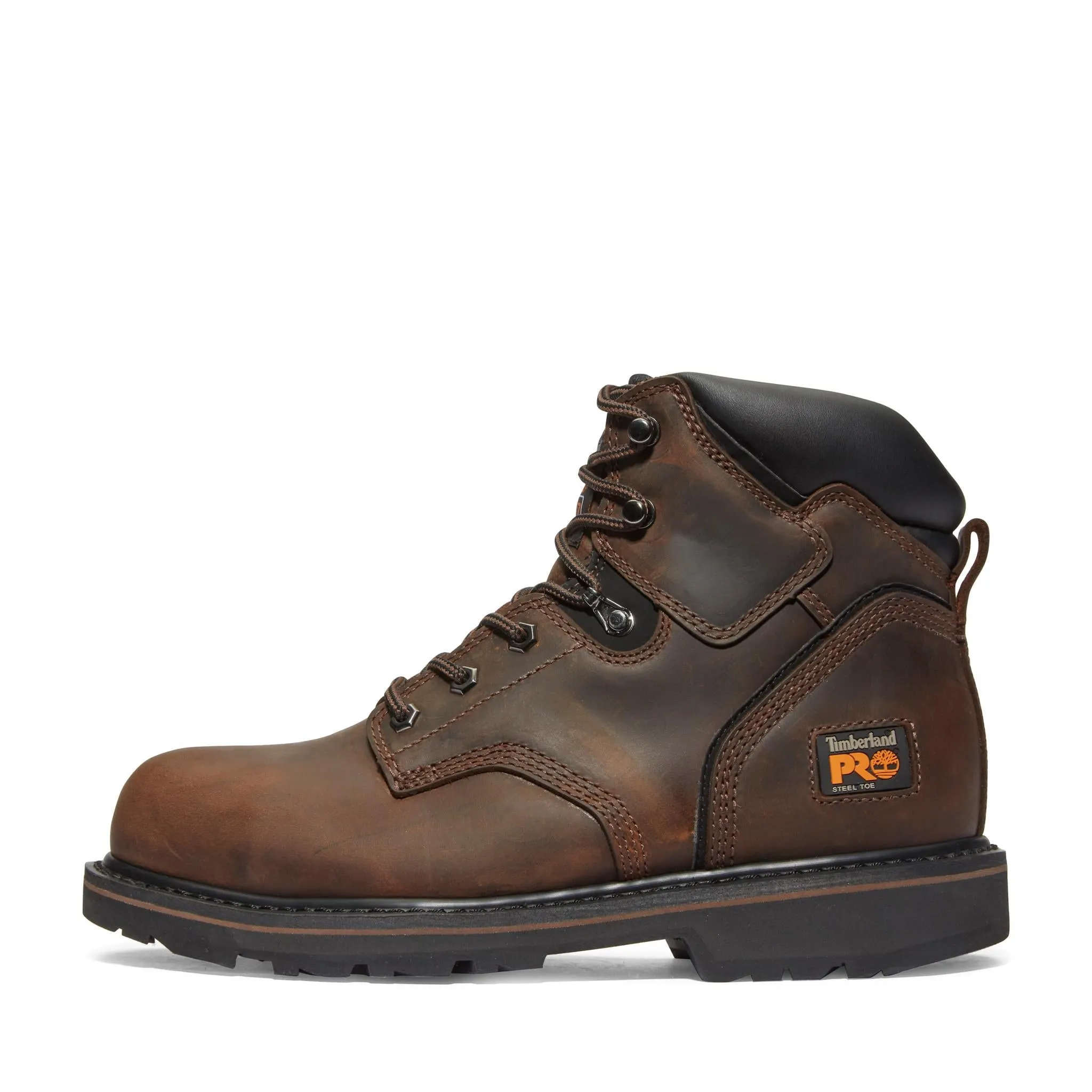 Pit Boss 6 Inch Steel-Toe Work Boot Brown