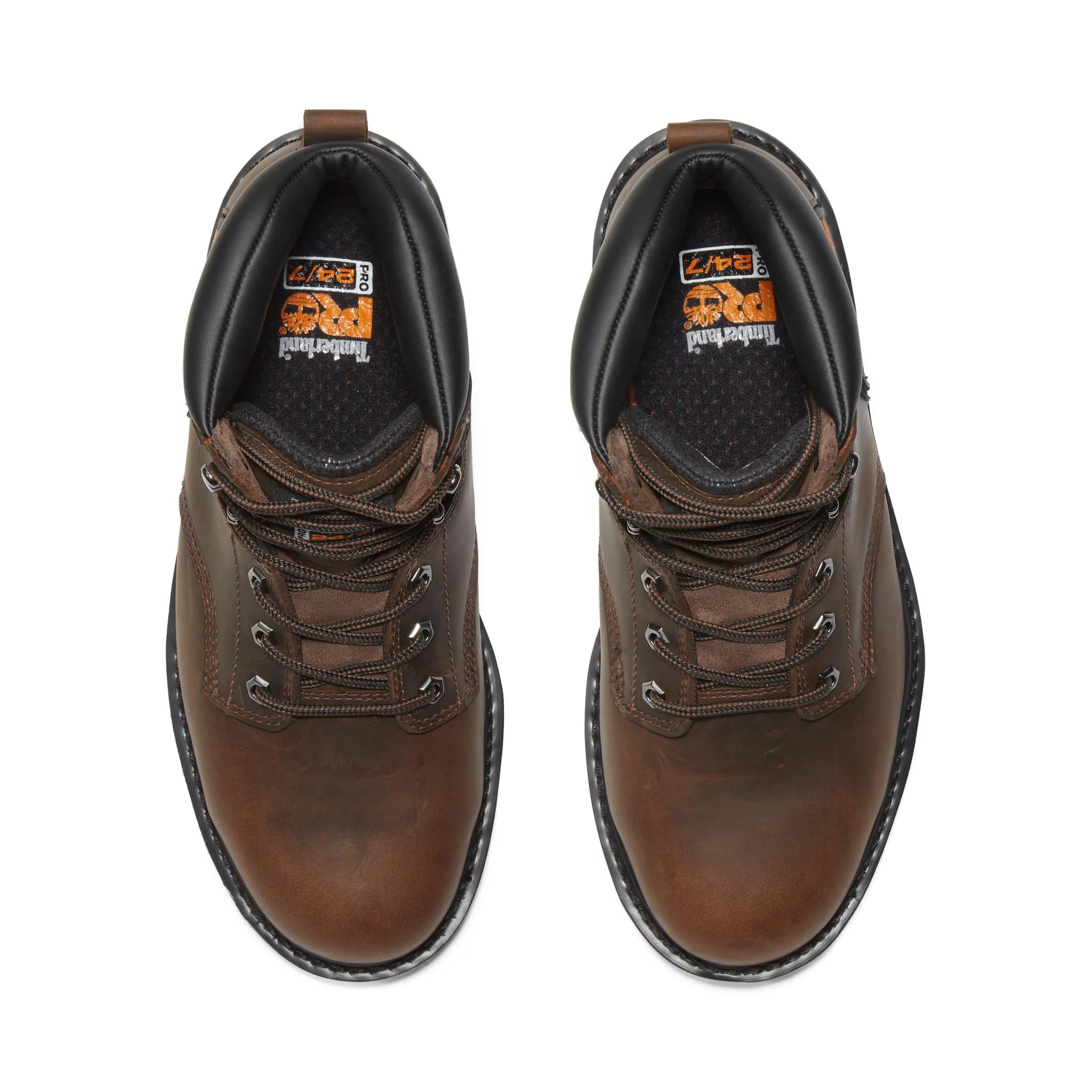 Pit Boss 6 Inch Steel-Toe Work Boot Brown