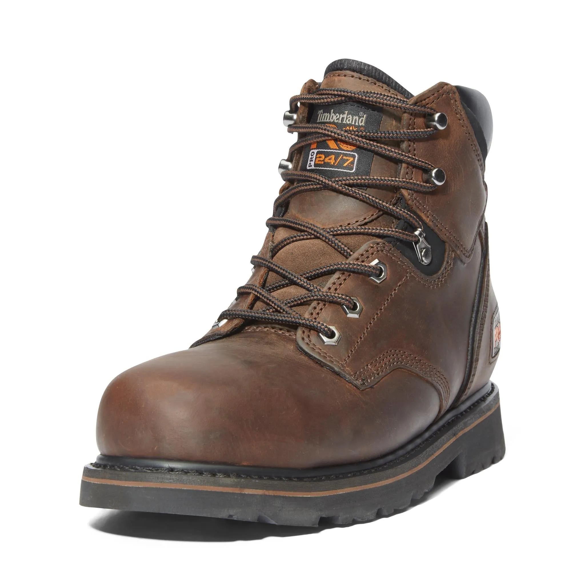 Pit Boss 6 Inch Steel-Toe Work Boot Brown