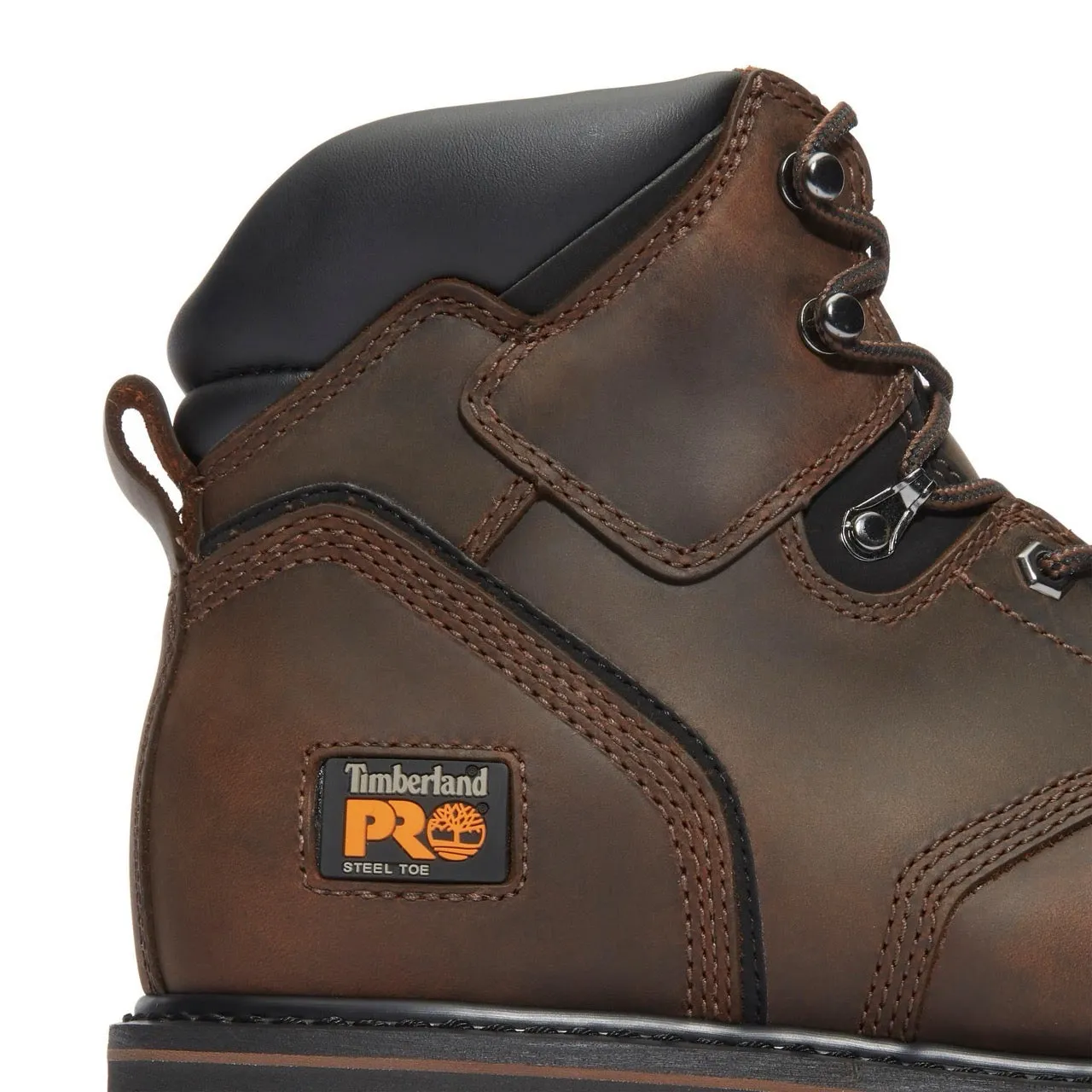 Pit Boss 6 Inch Steel-Toe Work Boot Brown