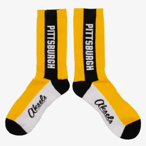 Pittsburgh Black and Yellow Socks