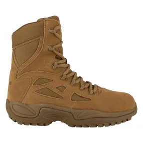 Rapid Response Rb 8 Inch Composite-Toe Side Zip Stealth Military Work Boot Coyote