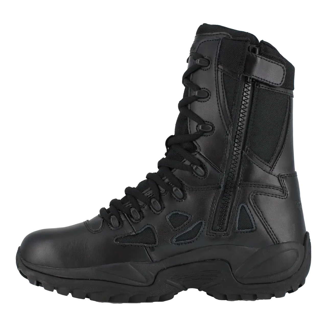 Rapid Response Rb 8 Inch Soft-Toe Side Zip Tactical Stealth Boot With Side Zipper