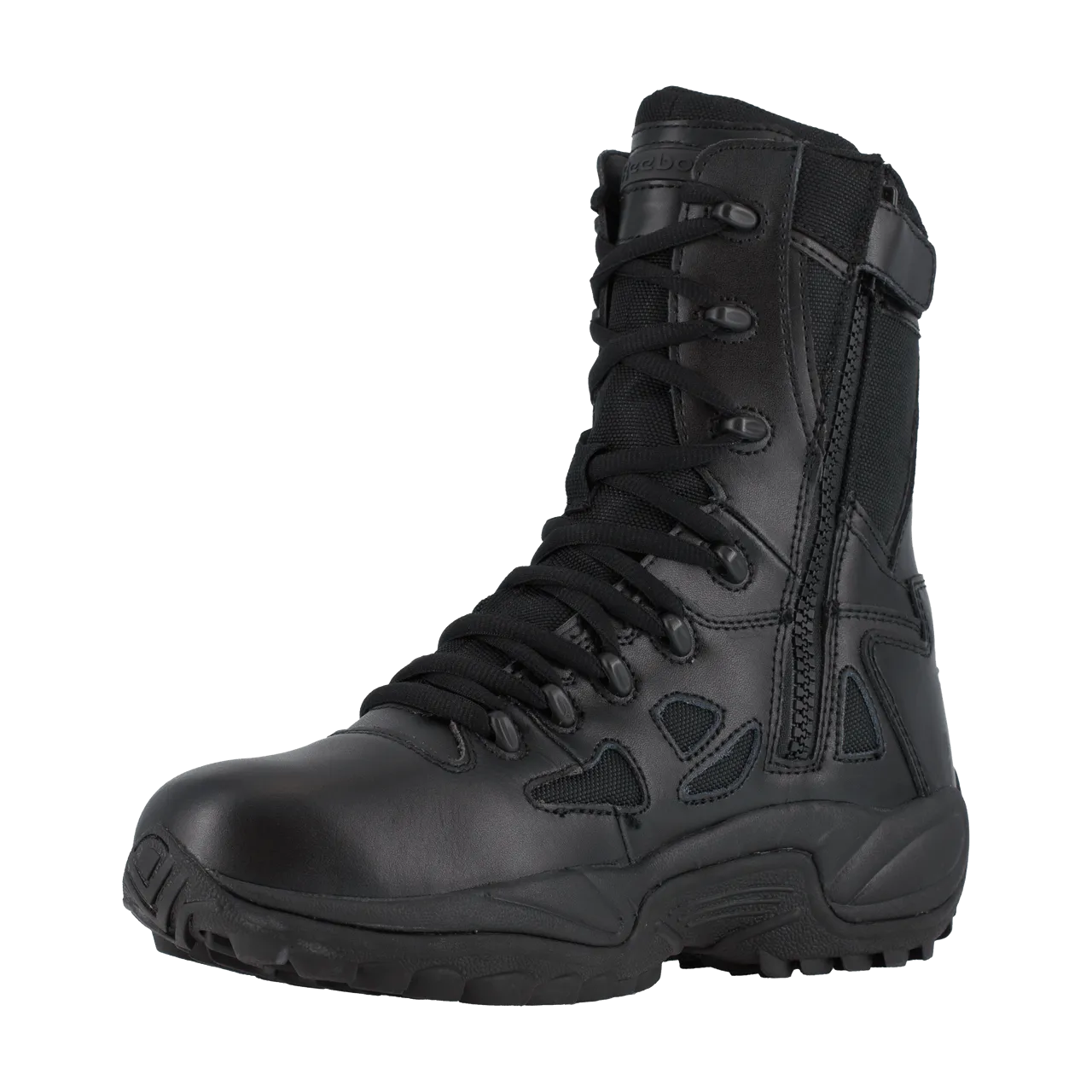 Rapid Response Rb 8 Inch Soft-Toe Side Zip Tactical Stealth Boot With Side Zipper