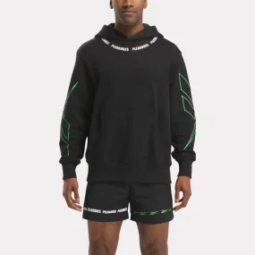 Reebok Apparel Men Reebok x Pleasures Hoodie BLACK