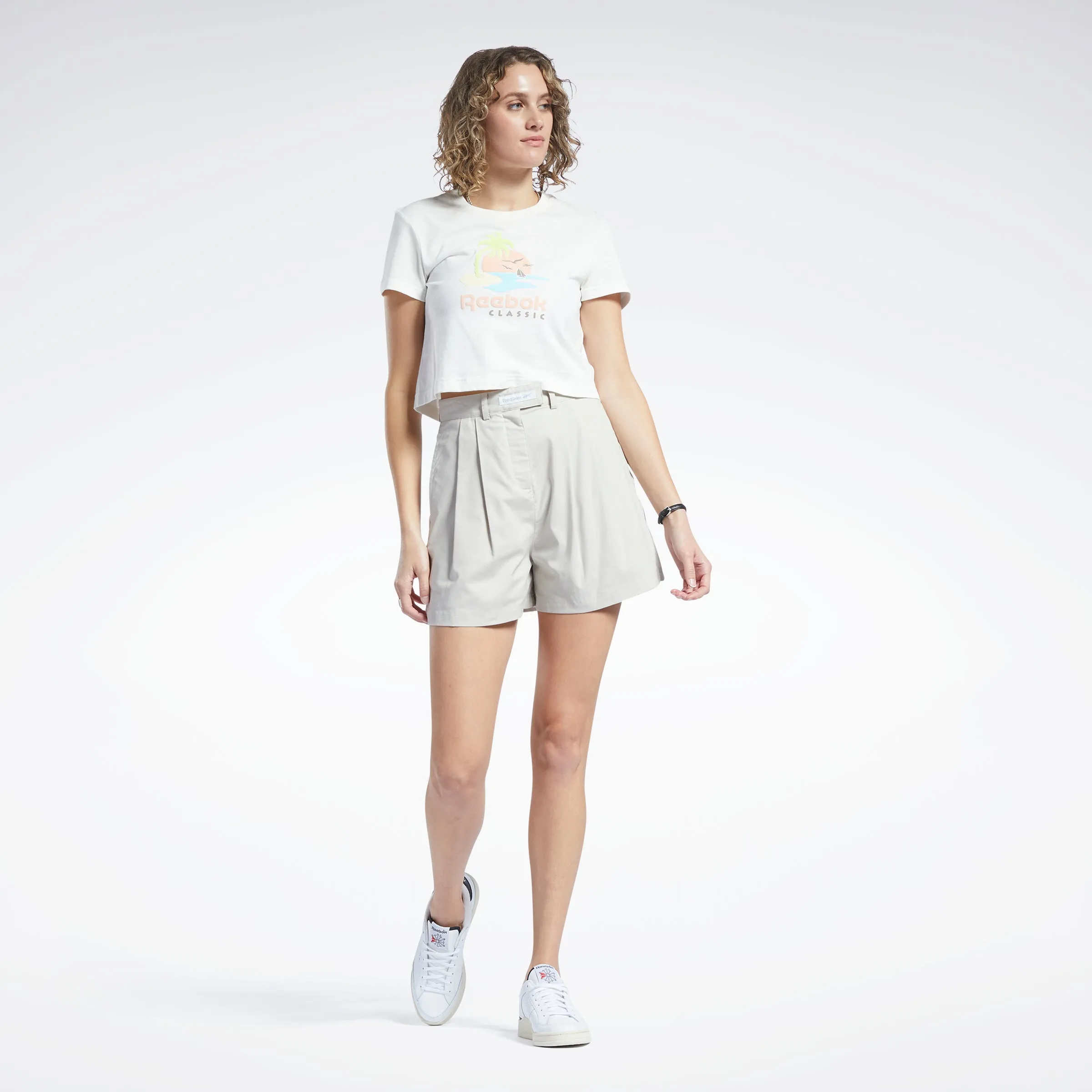 Reebok Apparel Women Reebok Classics Shorts Moonst