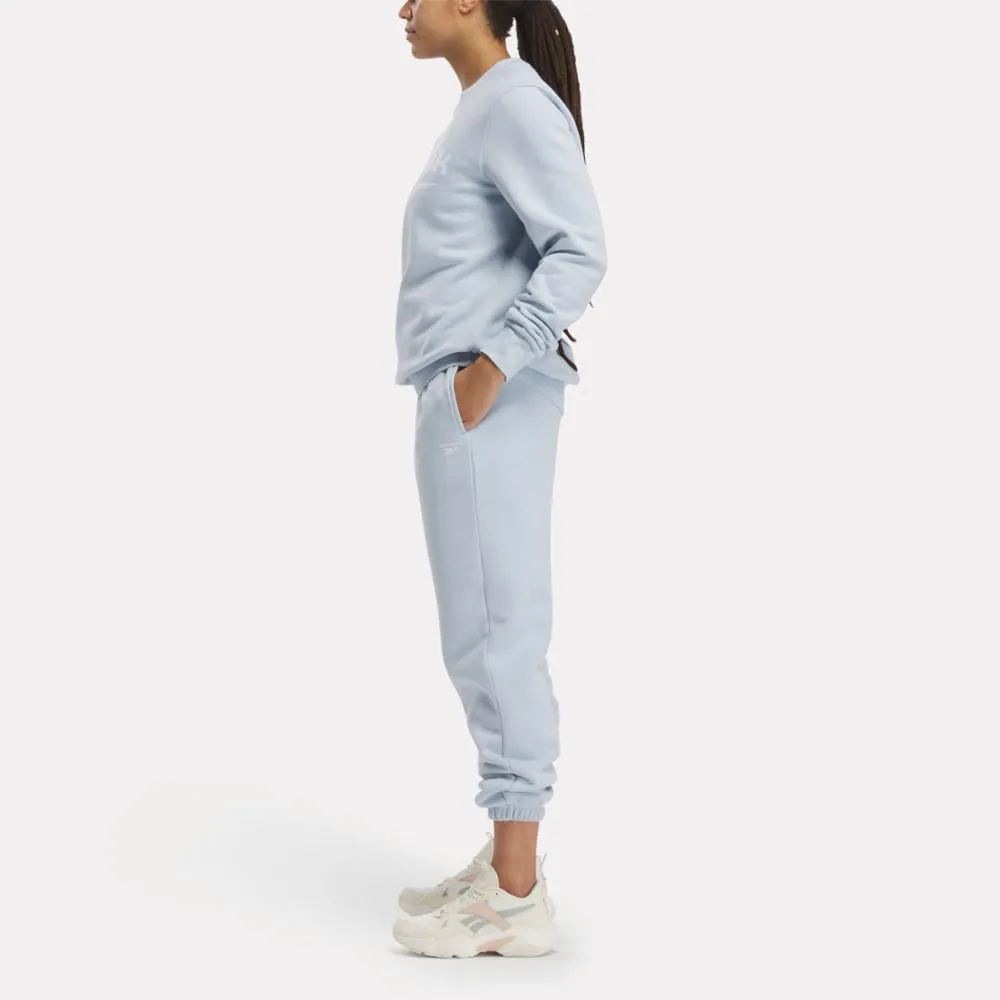 Reebok Apparel Women Reebok Identity Fleece Joggers FEEL GOOD BLUE