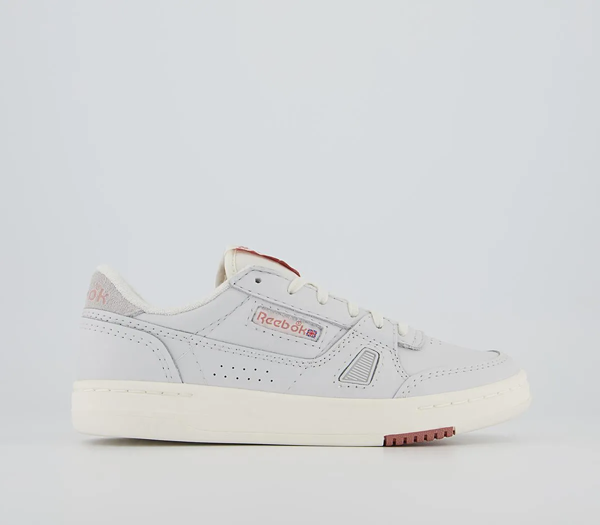 Reebok Lt Court White Pink Trainers