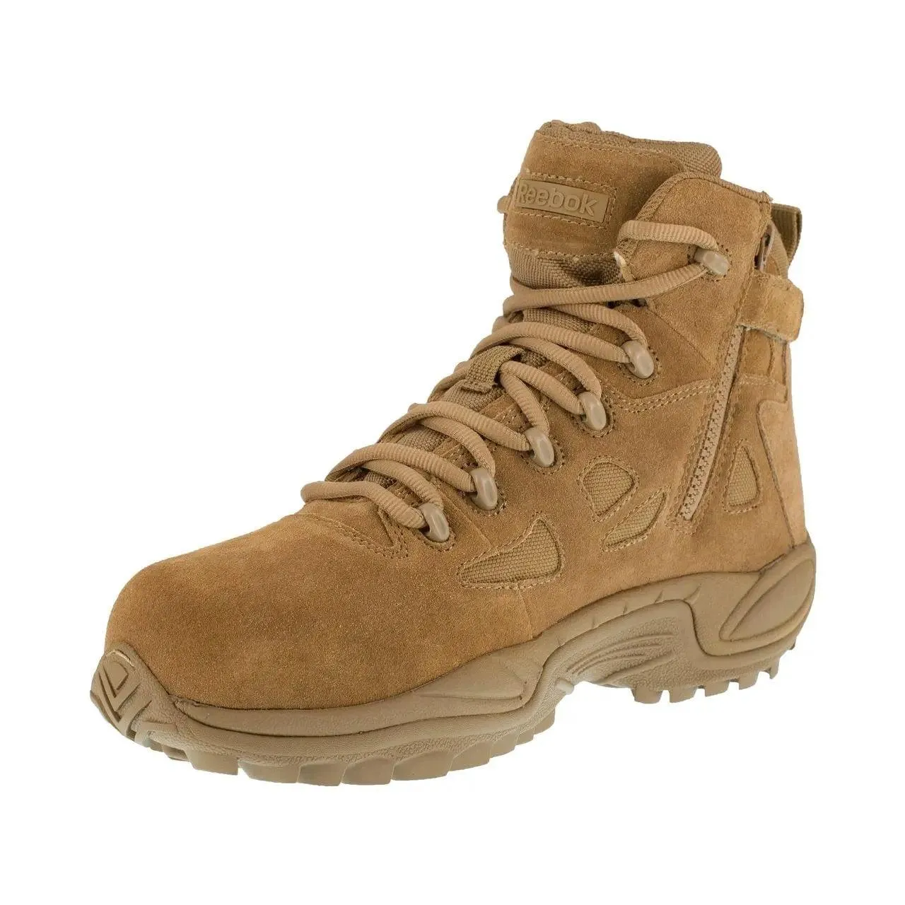 Reebok Men’s Stealth 6” Side-Zip Composite Toe Coyote Boot RB8650