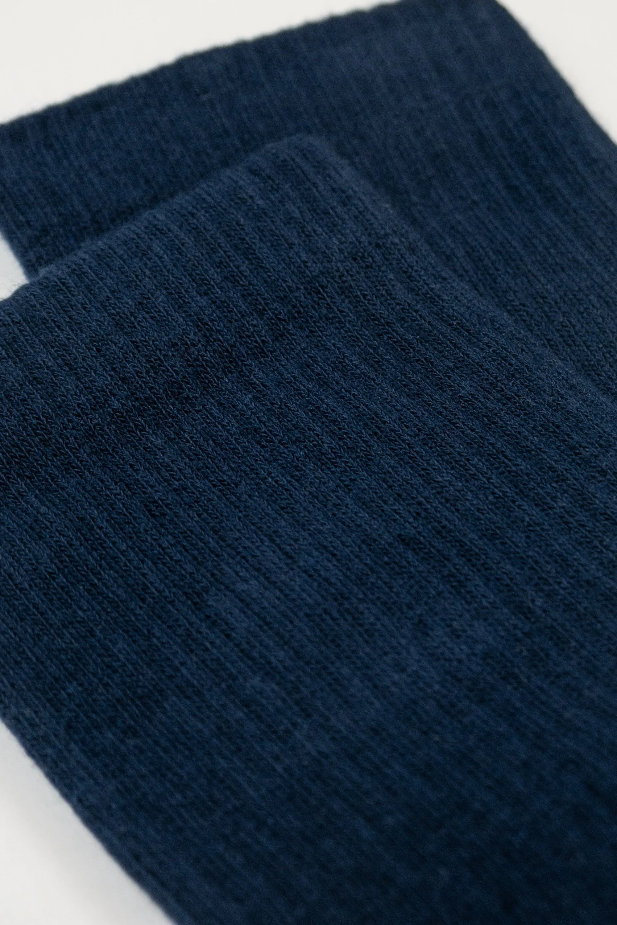 Ribbed Sock Navy