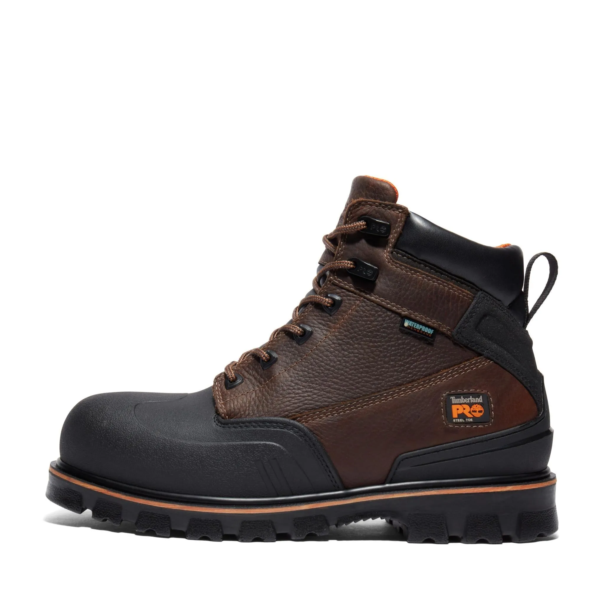 Rigmaster 6 Inch Steel-Toe Waterproof Work Boot Brown