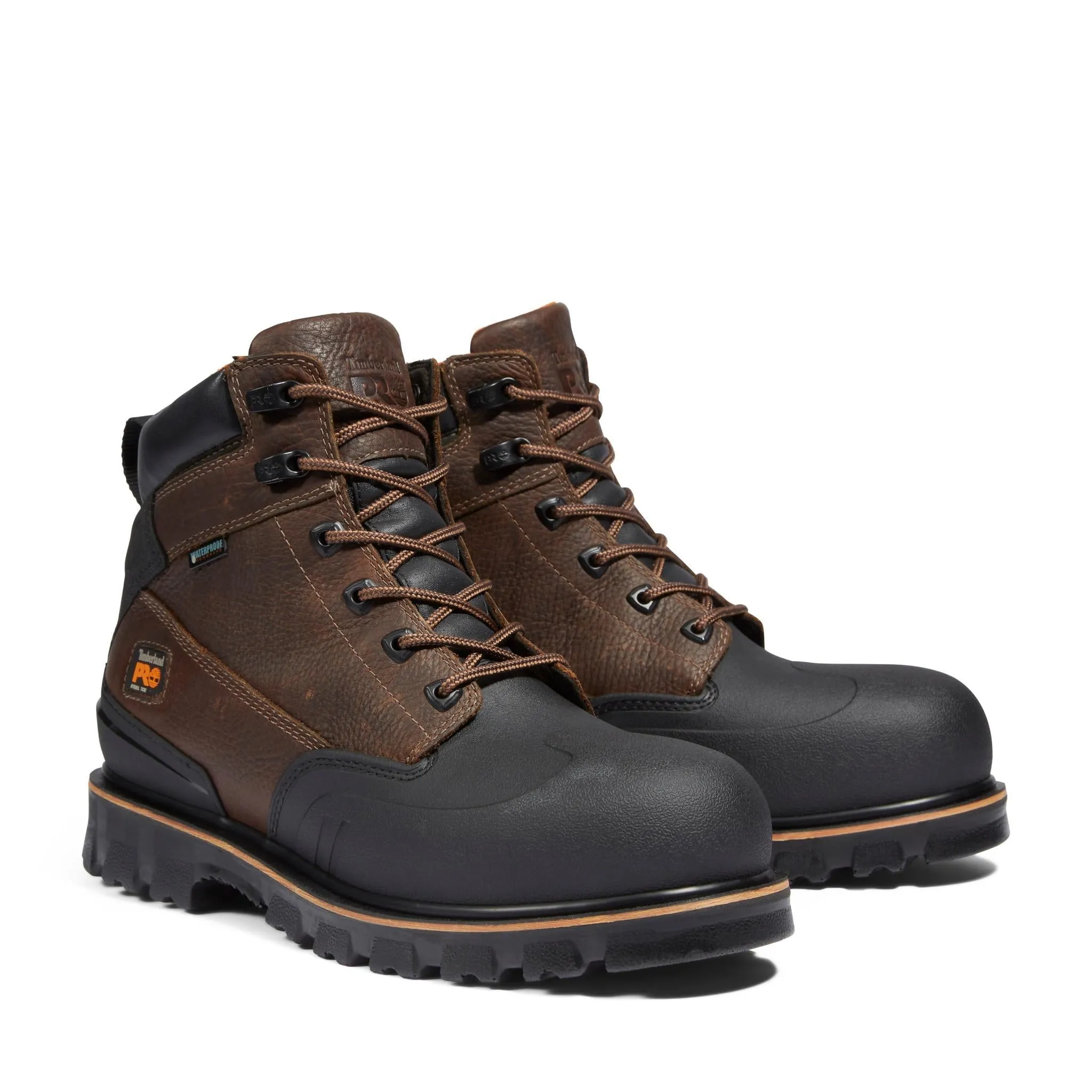 Rigmaster 6 Inch Steel-Toe Waterproof Work Boot Brown