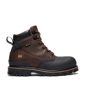 Rigmaster 6 Inch Steel-Toe Waterproof Work Boot Brown