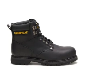 Second Shift Men's Steel-Toe Work Boots Black