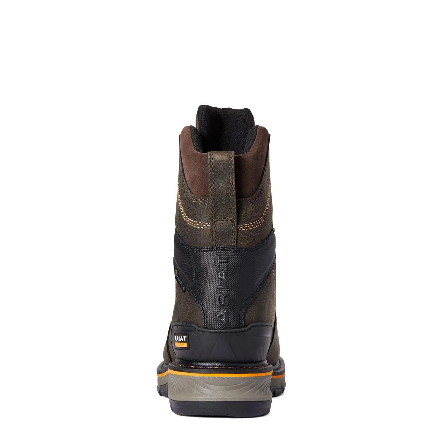 Stump Jumper 8in CSA Glacier Grip Waterproof 600g Composite Toe Work Boot Iron Coffee