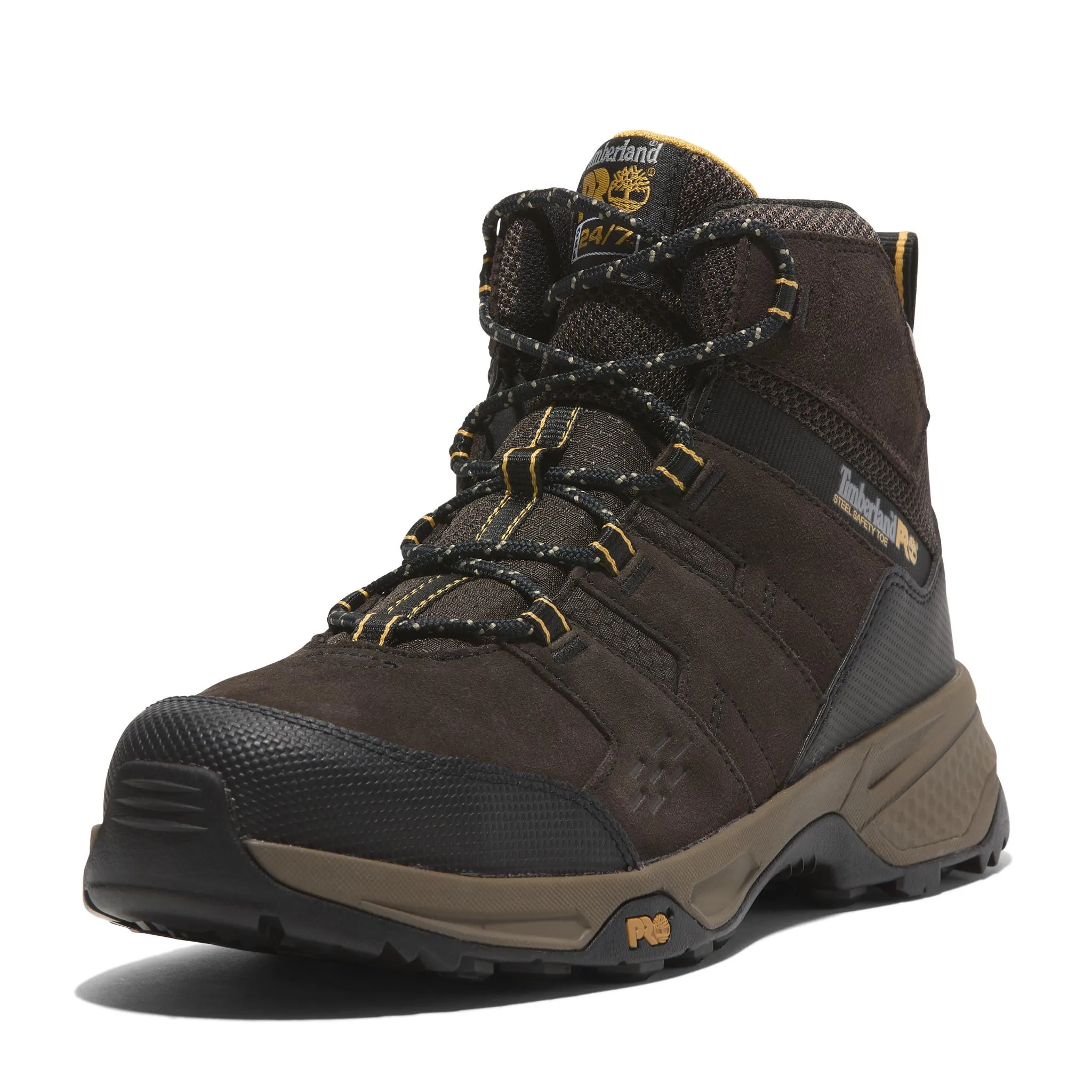 Switchback Lt 6 Inch Steel-Toe Work Boot Brown