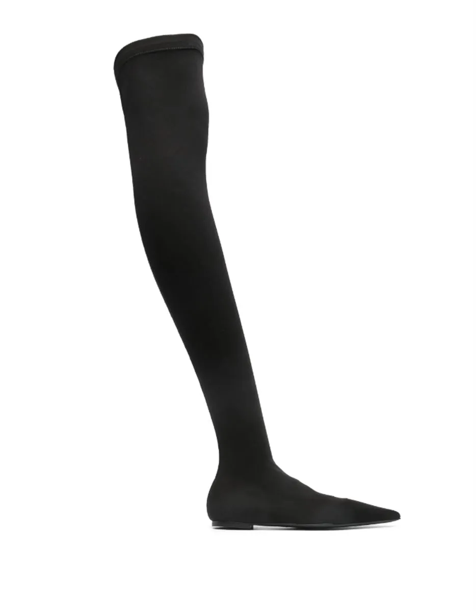 THIGH-HIGH FLAT BOOTS