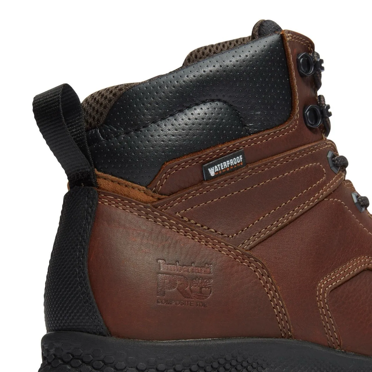 Titan EV 6 Inch Composite-Toe Waterproof Work Boot Brown