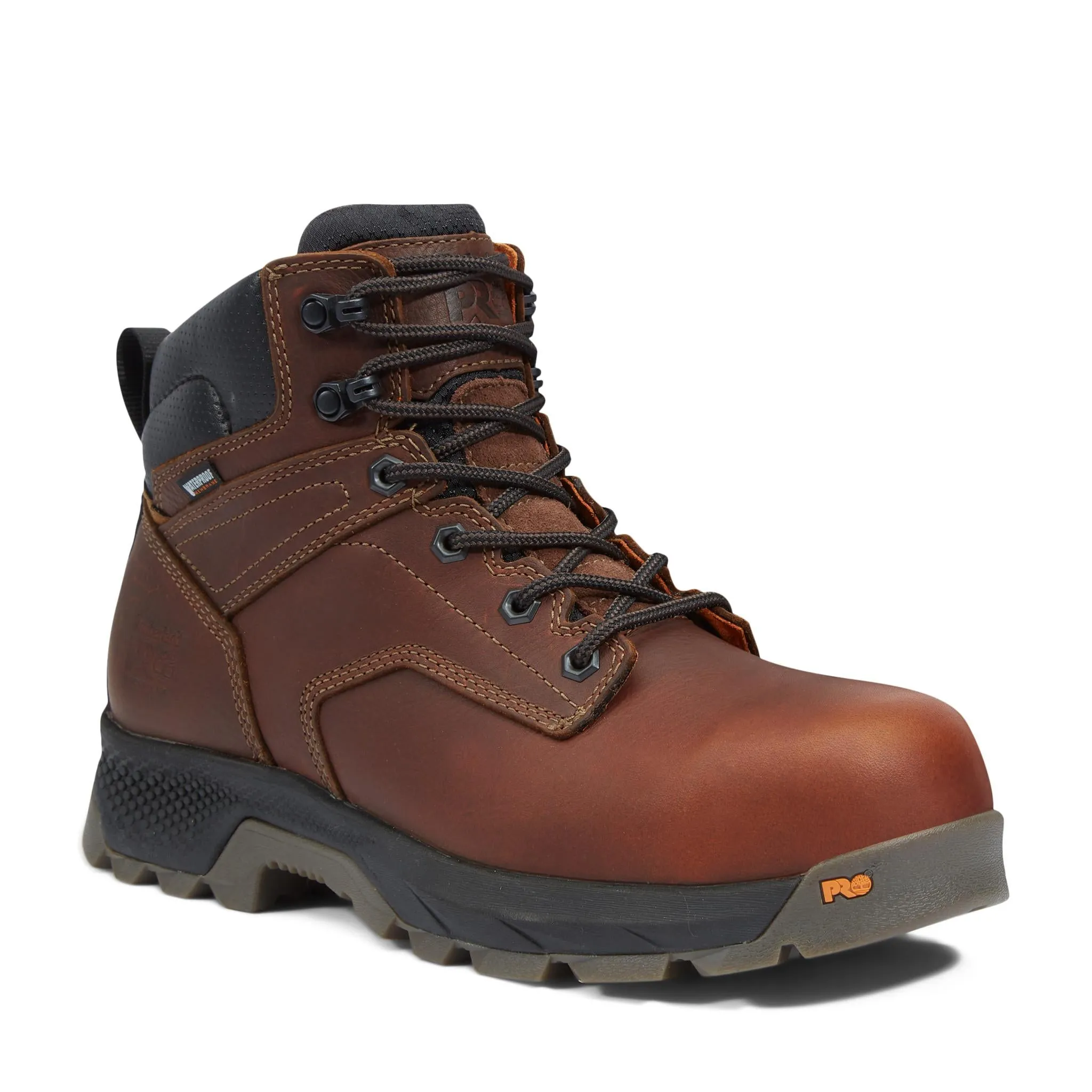 Titan EV 6 Inch Composite-Toe Waterproof Work Boot Brown