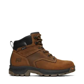 Titan EV 6 Inch Soft-Toe Waterproof Work Boot Brown